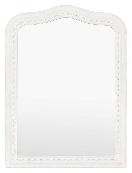 Gallery Direct Shoreline Arch Mirror White, complete product view