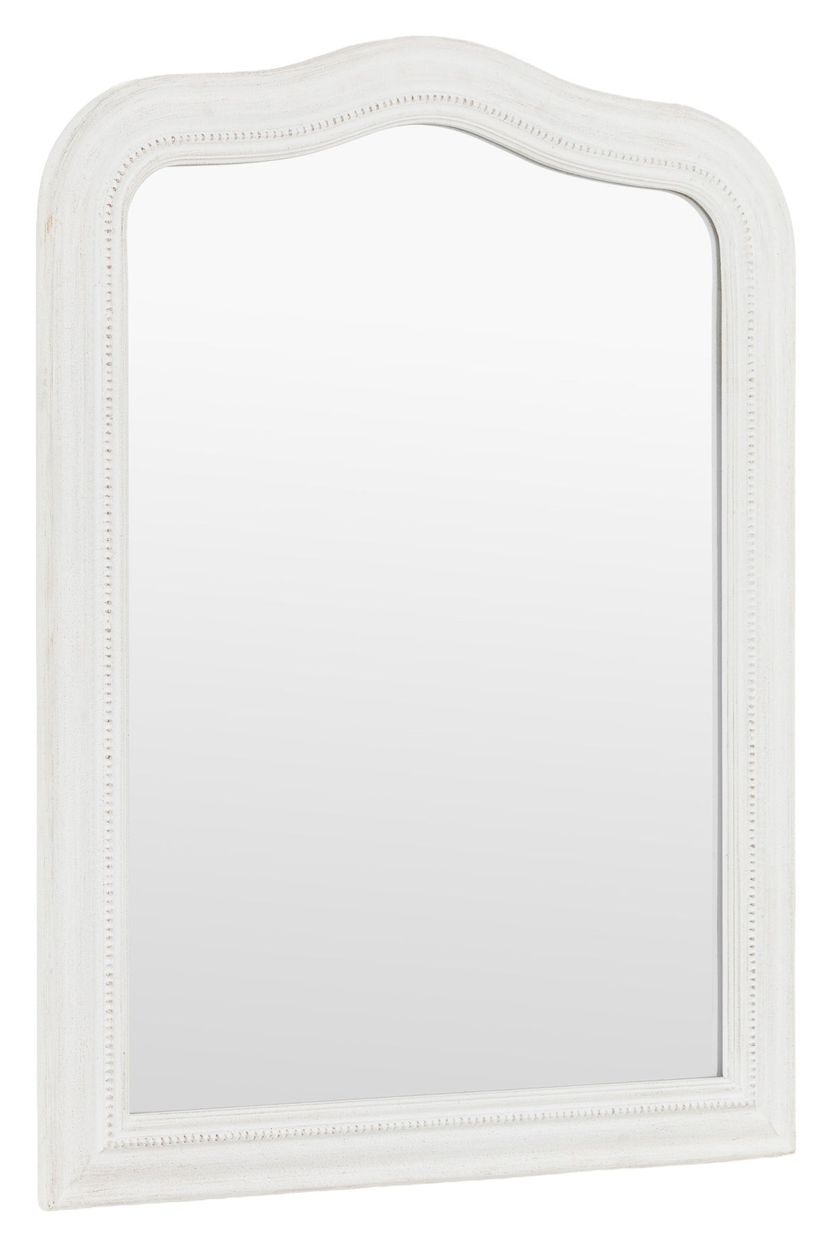 Gallery Direct Shoreline Arch Mirror White, complete product view