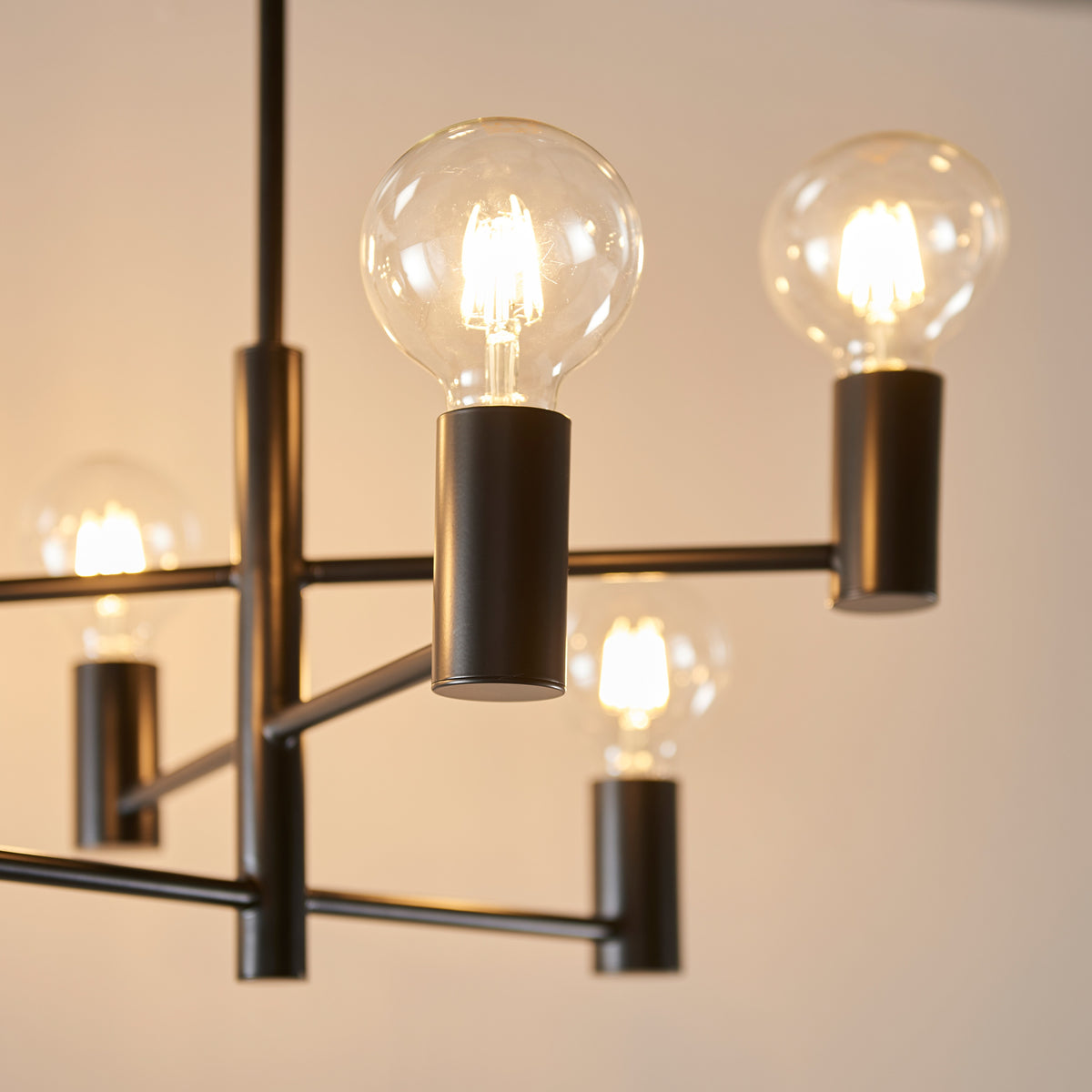 Gallery Direct Studio 6 Ceiling Light, close-up of the finish and design