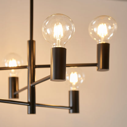 Gallery Direct Studio 6 Ceiling Light, close-up of the finish and design