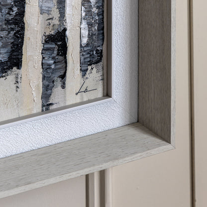 Gallery Direct The Sounds of Silence Framed Canvas, close-up of the artwork and frame details