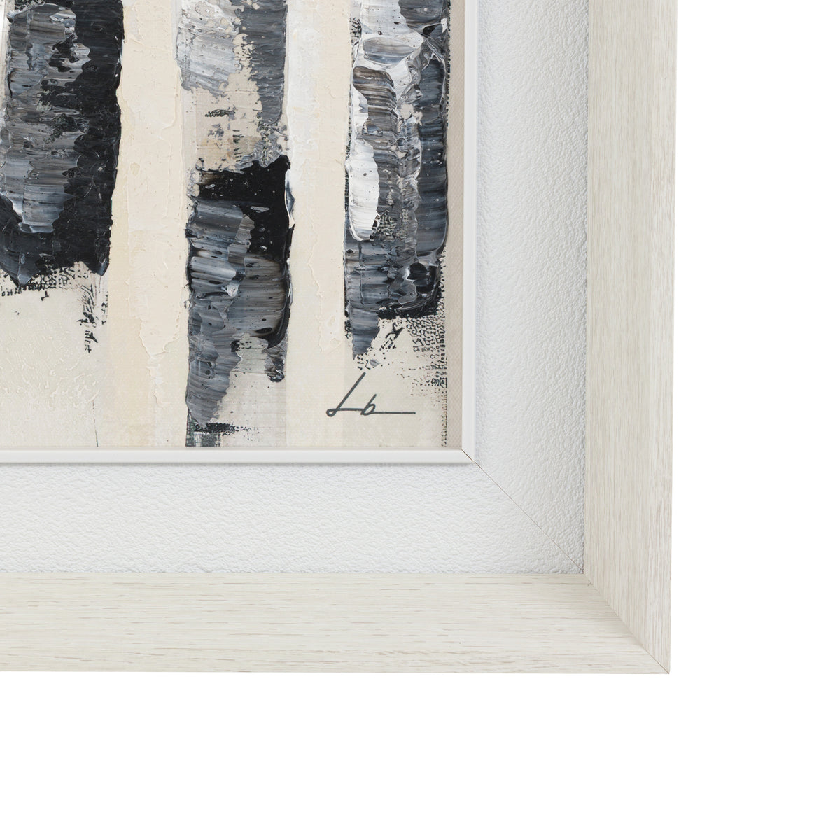 Gallery Direct The Sounds of Silence Framed Canvas, close-up of the artwork and frame details