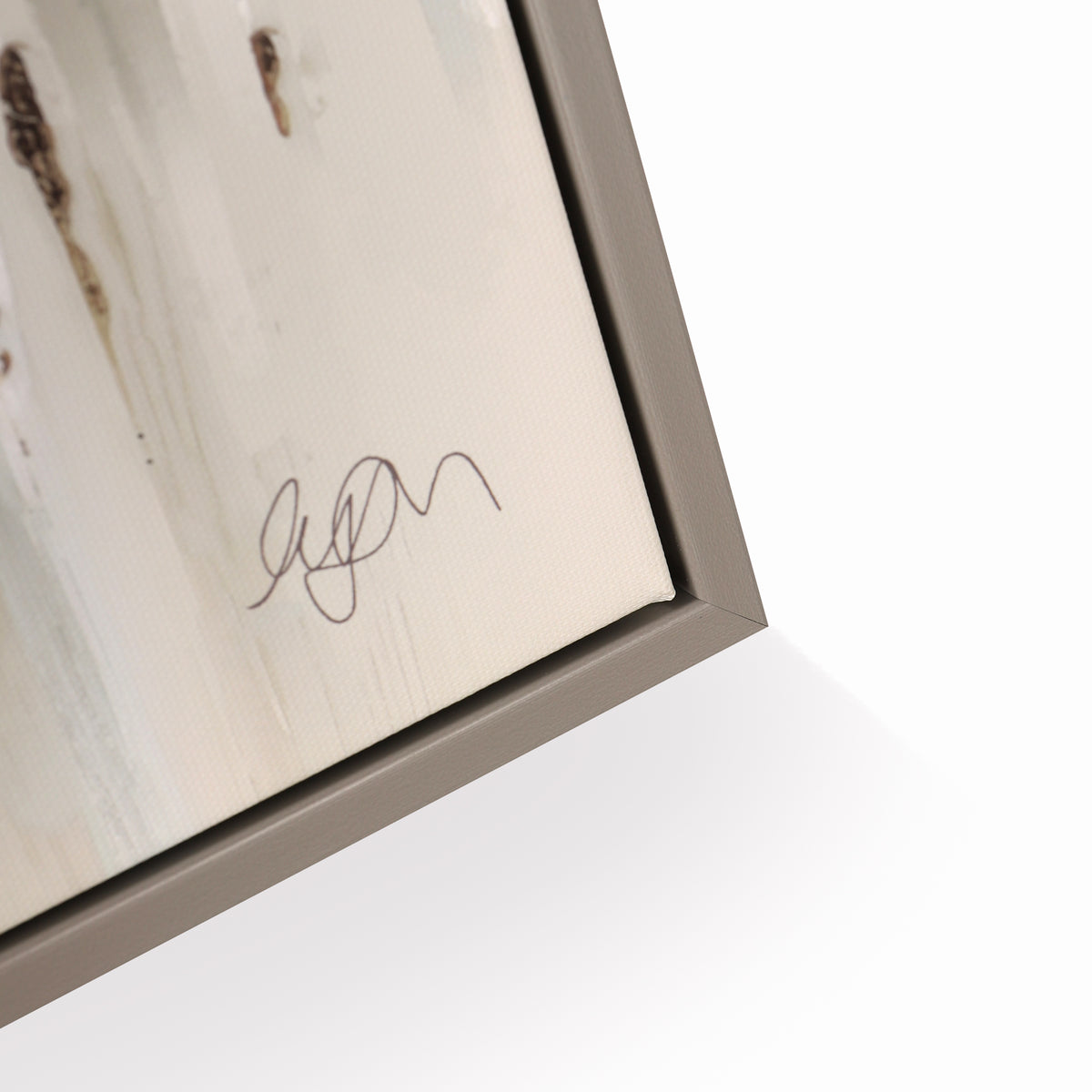 Gallery Direct Time to Shine Framed Canvas, close-up of the artwork and frame details
