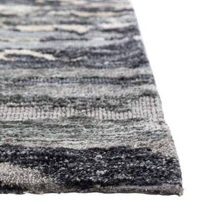 Gallery Direct Trisul Large Rug measuring 1600x2300mm makes an ideal focal point in any room, made with circular knotted polyester materials and in complementary colours of blues, greys and beige 