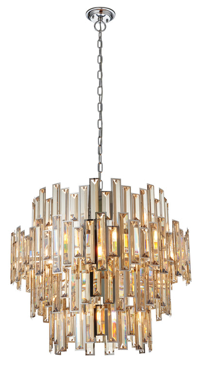 Gallery Direct Viviana 15 Pendant Light, complete product view on a white background