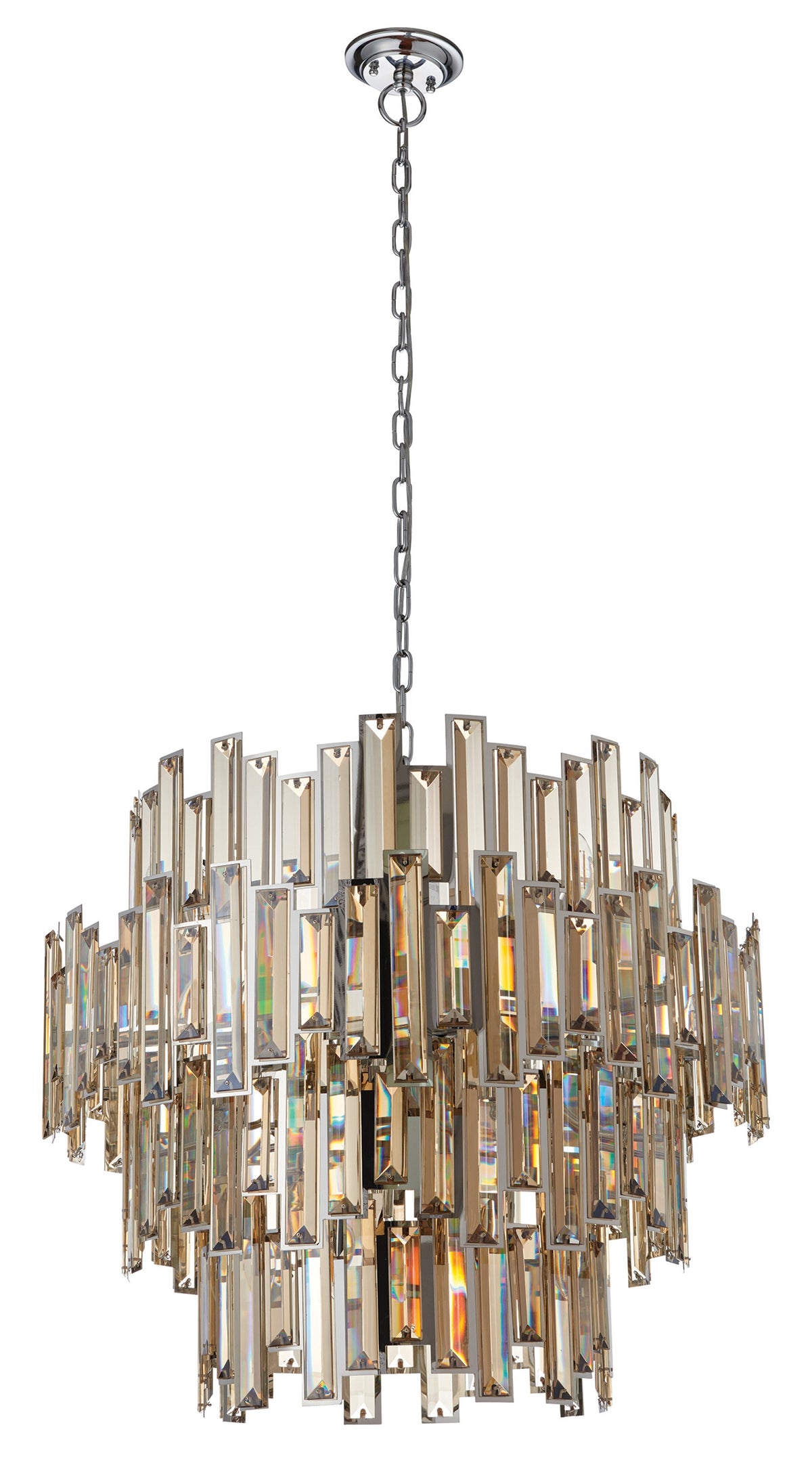 Gallery Direct Viviana 15 Pendant Light, complete product view on a white background