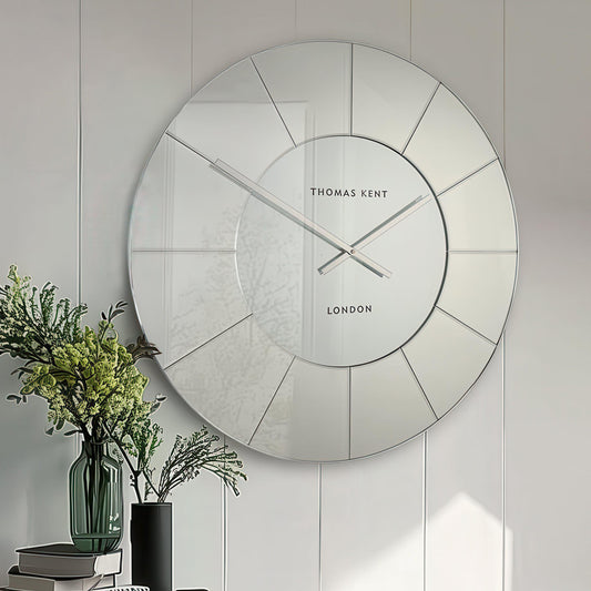 Gallery Direct Wall Clock Grand Hamilton displayed in a styled interior