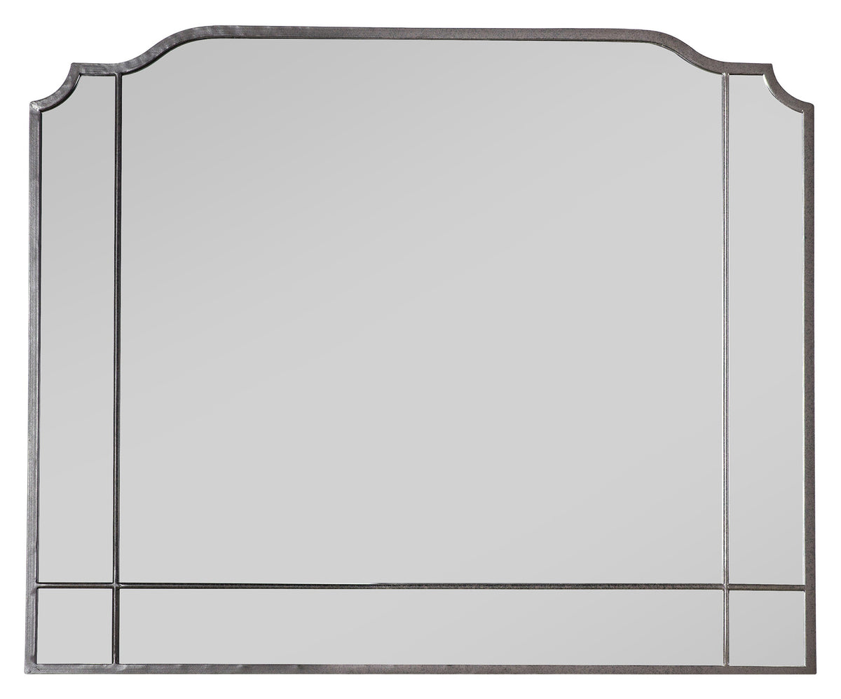 Gallery Direct Wardour Overmantel Mirror, complete product view
