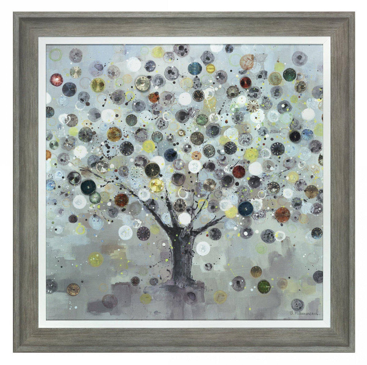 Gallery Direct Watch Tree Small Framed Canvas, complete product view