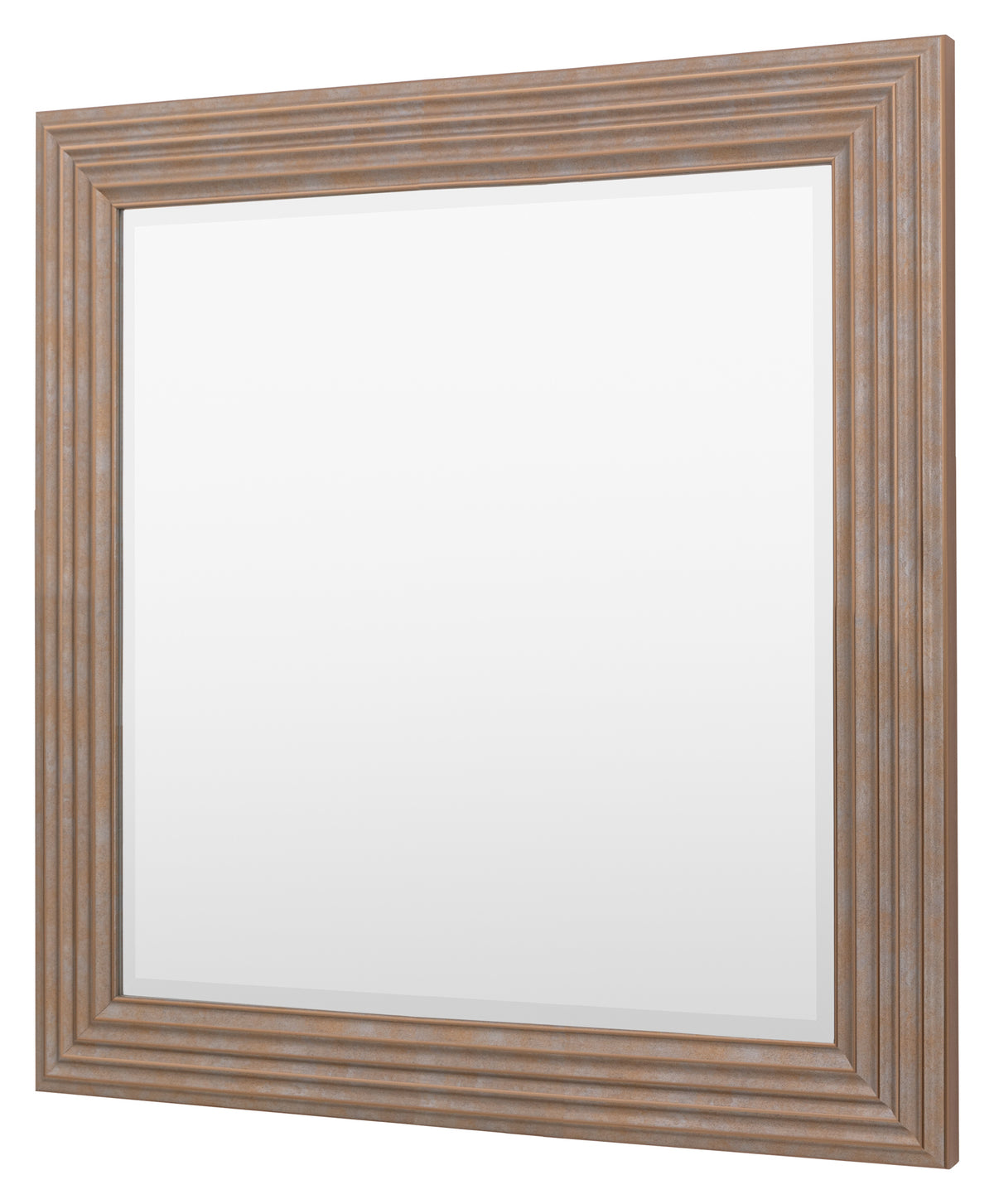 Gallery Direct Whitechapel Square Mirror Gold, complete product view