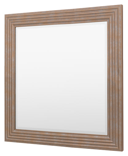 Gallery Direct Whitechapel Square Mirror Gold, complete product view