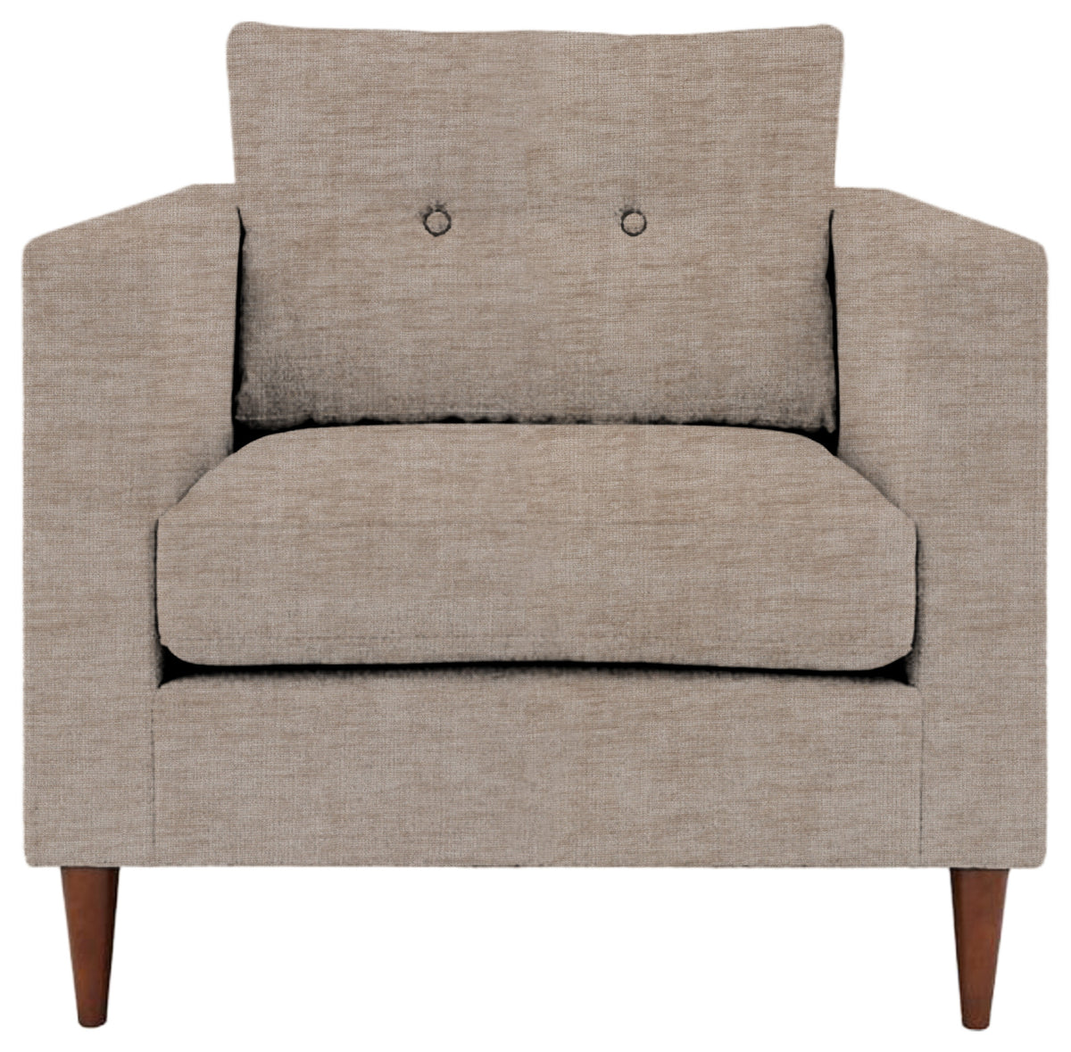 Gallery Direct Whitwell Armchair in Celine Husk upholstery, product view