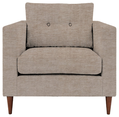 Gallery Direct Whitwell Armchair in Celine Husk upholstery, product view