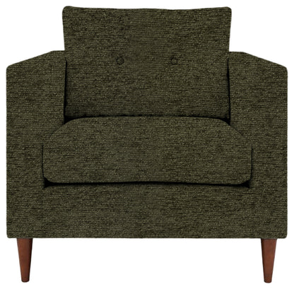 Gallery Direct Whitwell Armchair in Mikah Basil upholstery, product view
