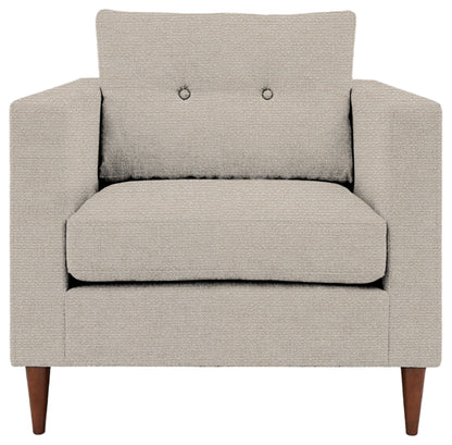 Gallery Direct Whitwell Armchair in Mikah Vanilla upholstery, product view