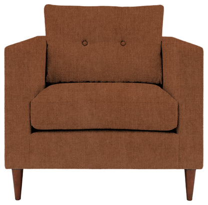 Gallery Direct Whitwell Armchair in Verona Apricot upholstery, product view