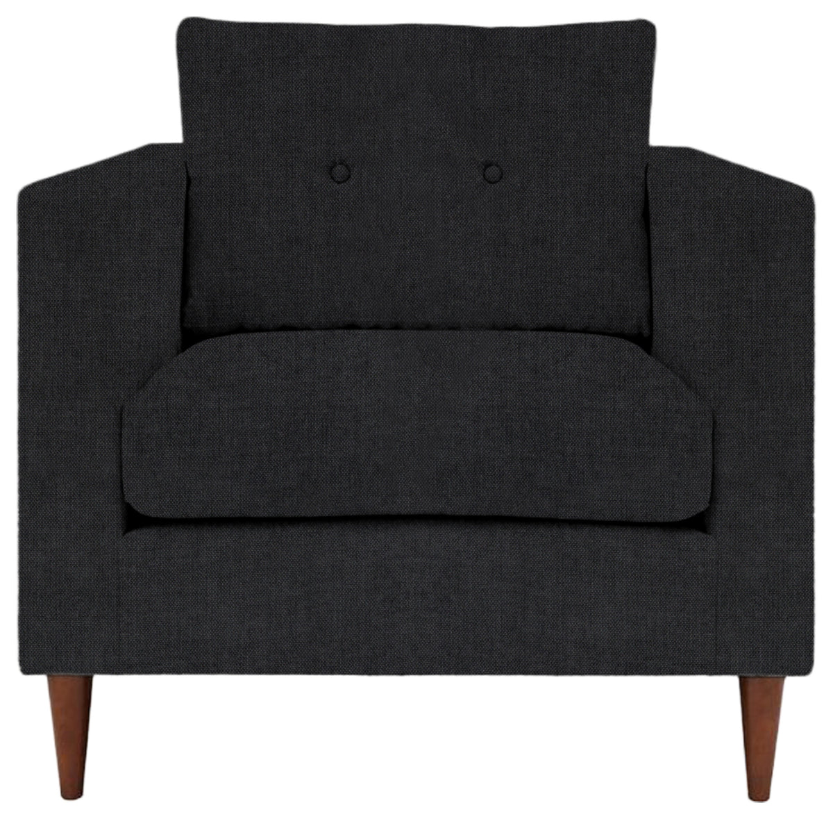 Gallery Direct Whitwell Armchair in Verona Carbon upholstery, product view
