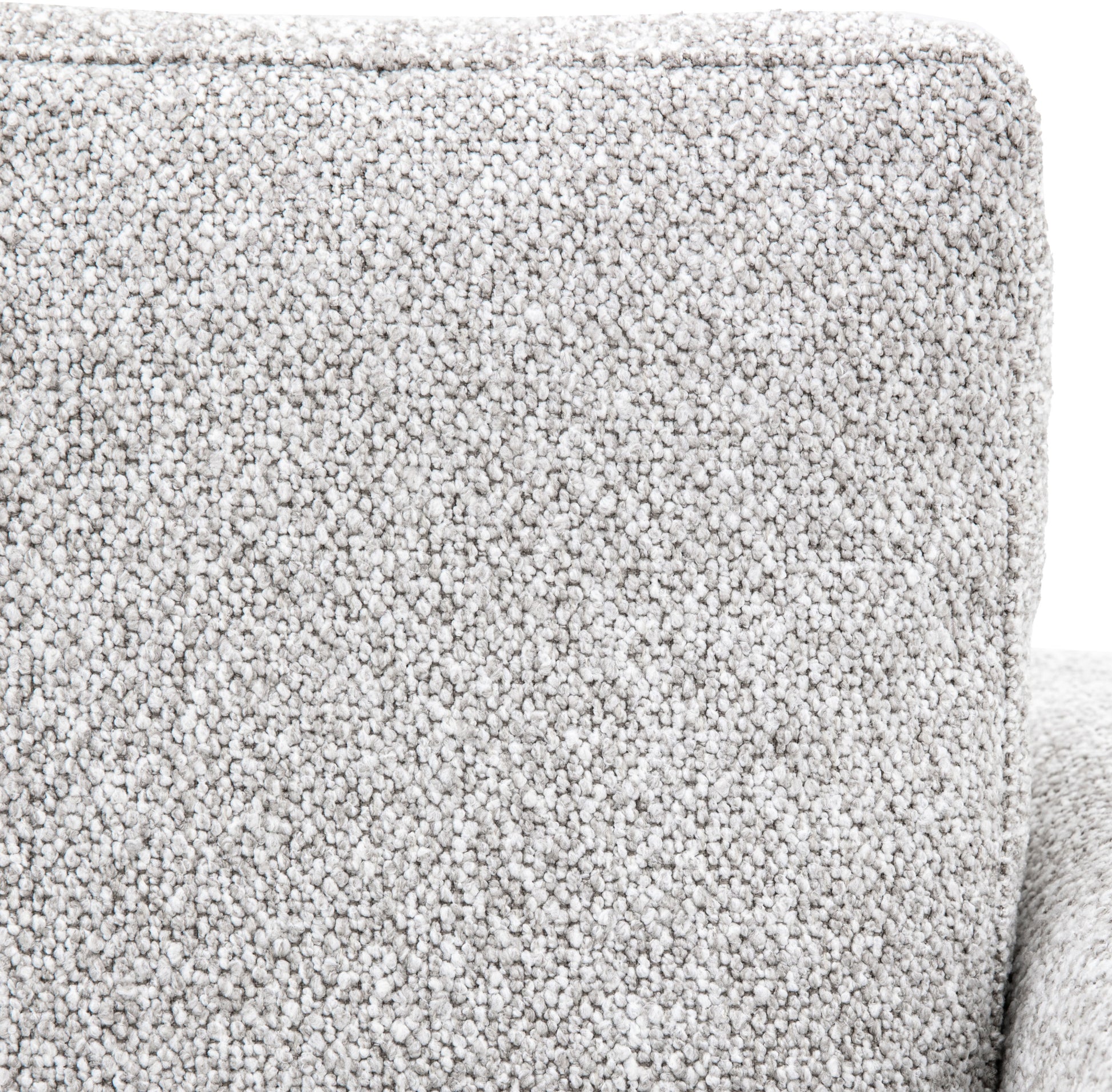 Gallery Direct Whitwell 2 Seater Sofa is upholstered in a Light Grey fabric with padded back cushions