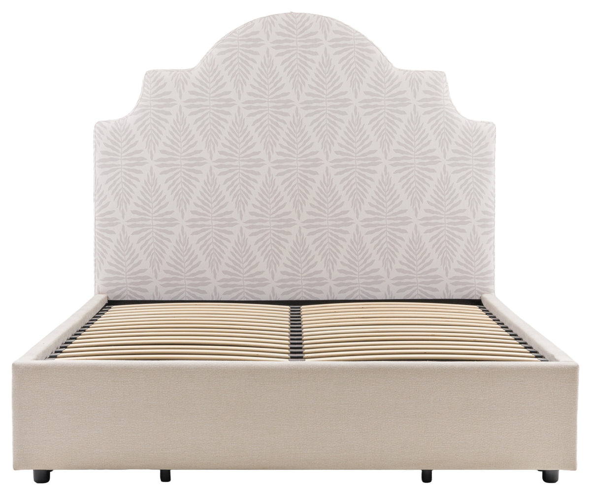 Gallery Direct Wilton Ottoman Super King Size in All Over Leaf upholstery, product view