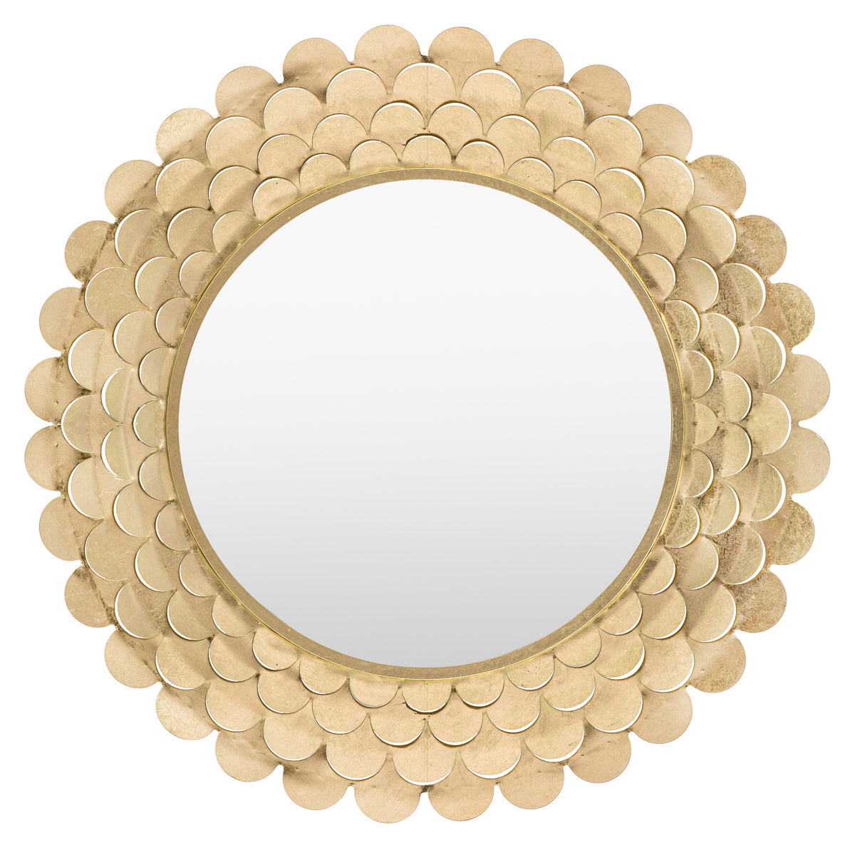 Gallery Direct Windsor Round Mirror, complete product view