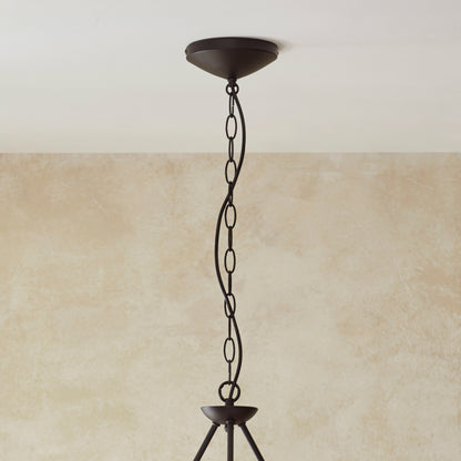 Gallery Direct Wriggle 3 Pendant Light Matt Black, close-up of the finish and design