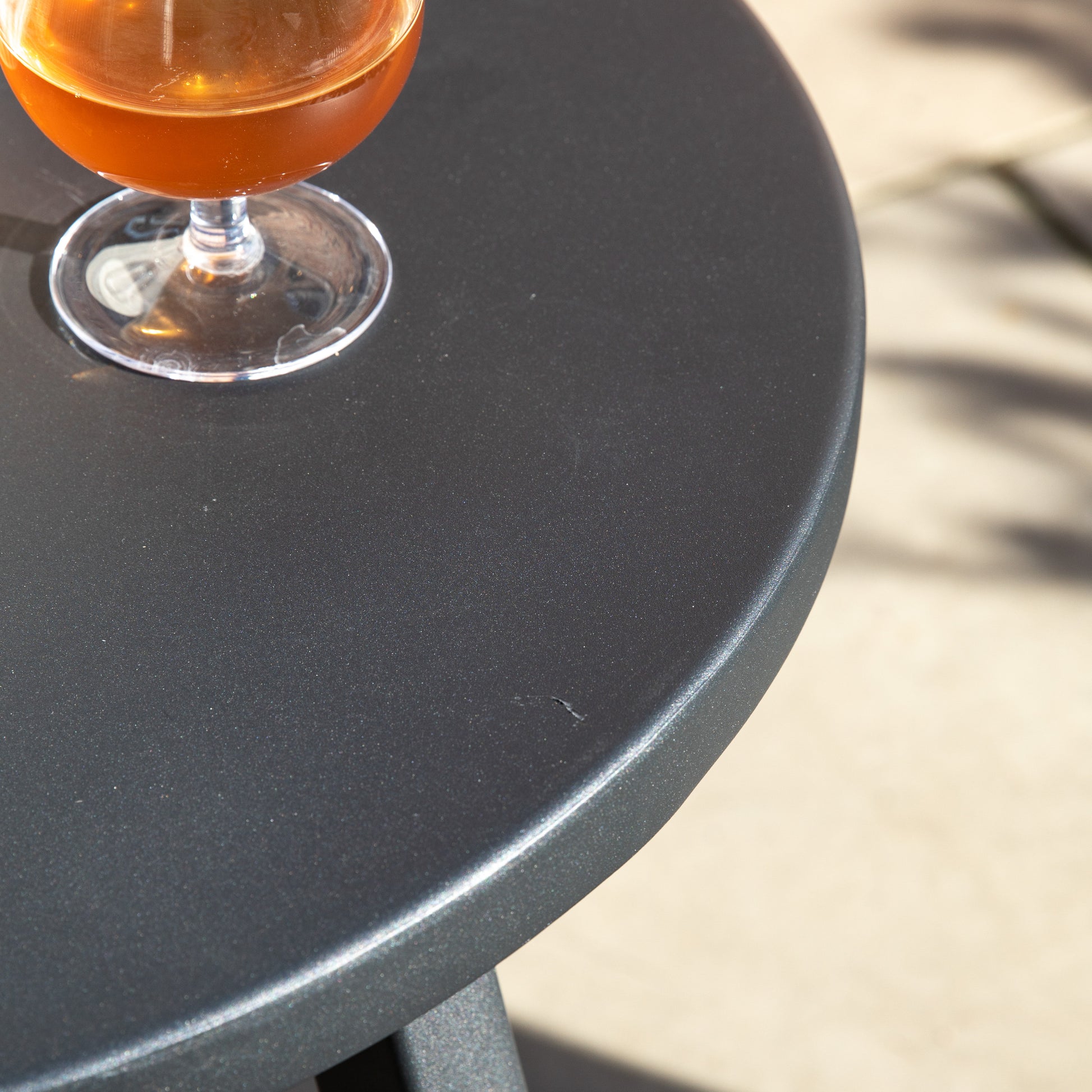 Gallery Garden Cassis 2 Seater Bistro / Tea Set features 2 armchairs and a small round side table in a powder coated aluminium frame