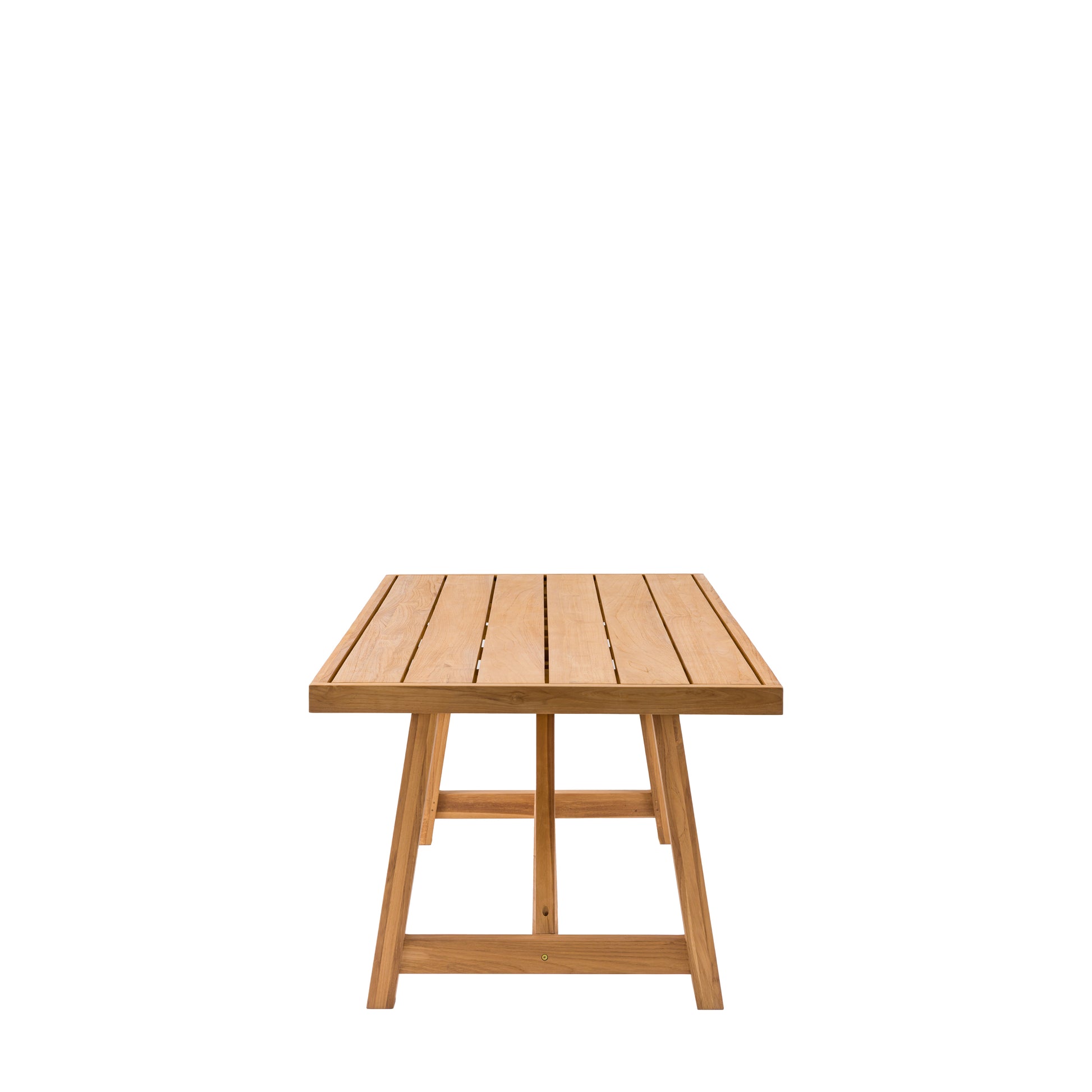 Gallery Garden Chatsworth Teak Dining Table is rectangular in shape and can seat 6-8 people