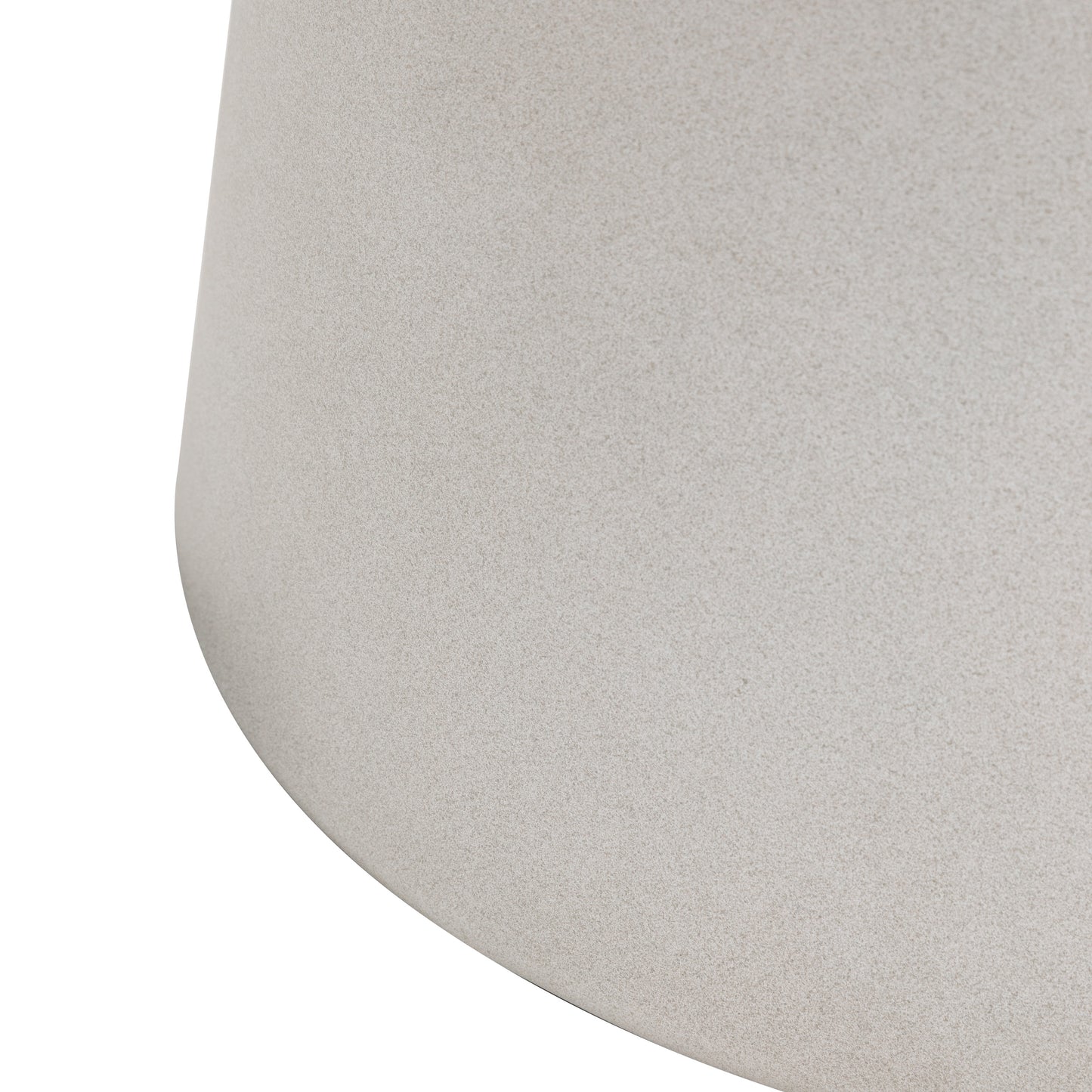 Gallery Garden Hvar Round Dining Table  can seat up to 4 people and is constructed from GRC with a concrete-effect finish and pedestal base