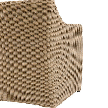Gallery Garden Pair of Chatsworth Dining Chairs crafted from a woven plastic wicker for durability
