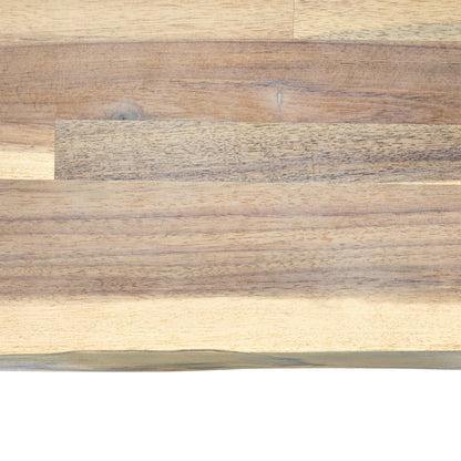 Gallery Garden Ponza Rectangular Dining Table features a warm and natural finished acacia wood table top that can accommodate up to 6 people