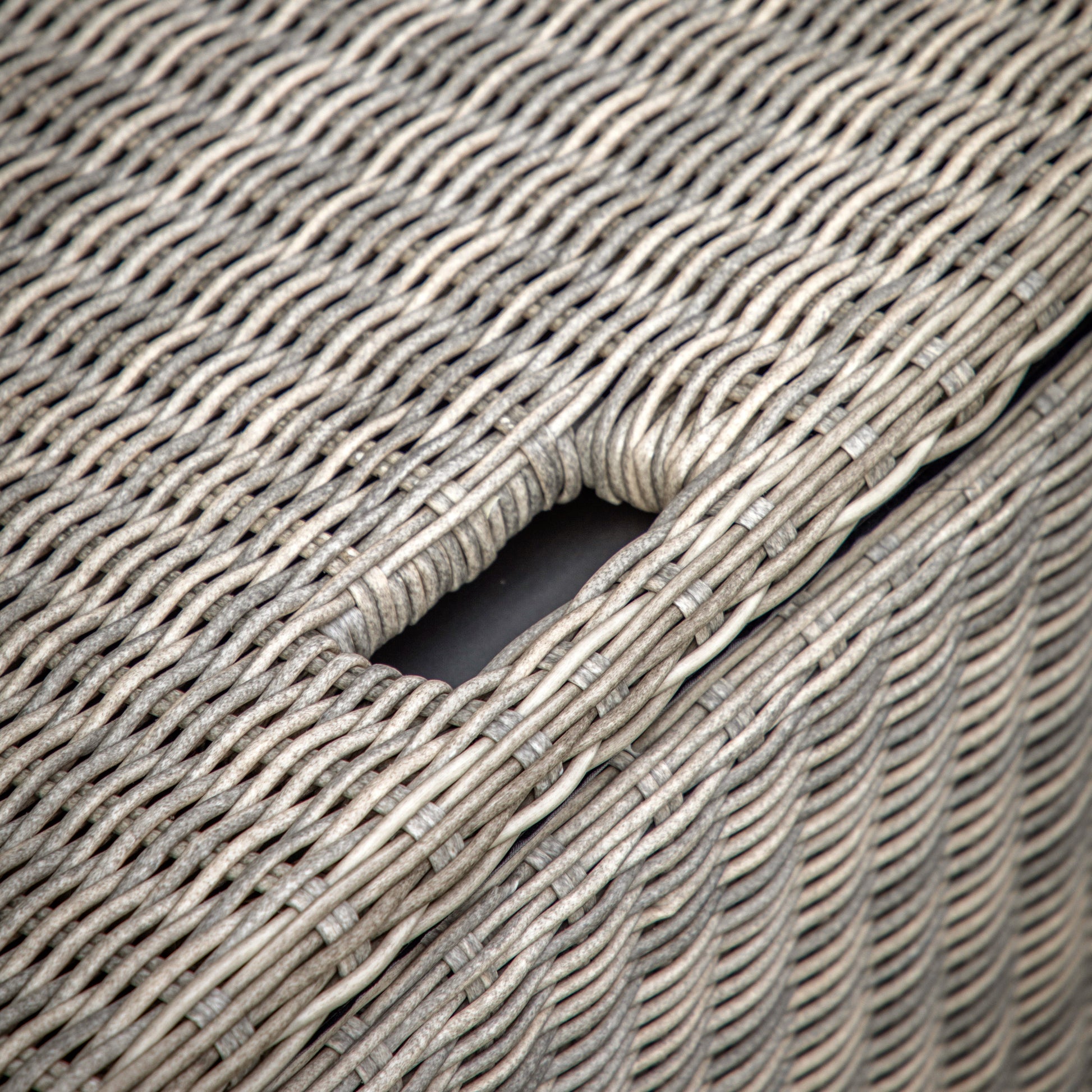 Gallery Garden Porto Storage Sofa 2 Seater is constructed from a premium grey toned PE wicker with a lift up seat for under seat storage