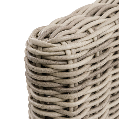 Gallery Garden Ragusa Swivel Chair features a durable 9mm poly rattan and aluminium frame 