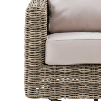 Gallery Garden Ragusa 360 Degree Swivel Chair made from poly rattan with deep filled seat and back cushions