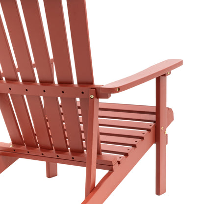 Gallery Garden Siena Lounge Chair in Rust colour with a slatted seat and backrest