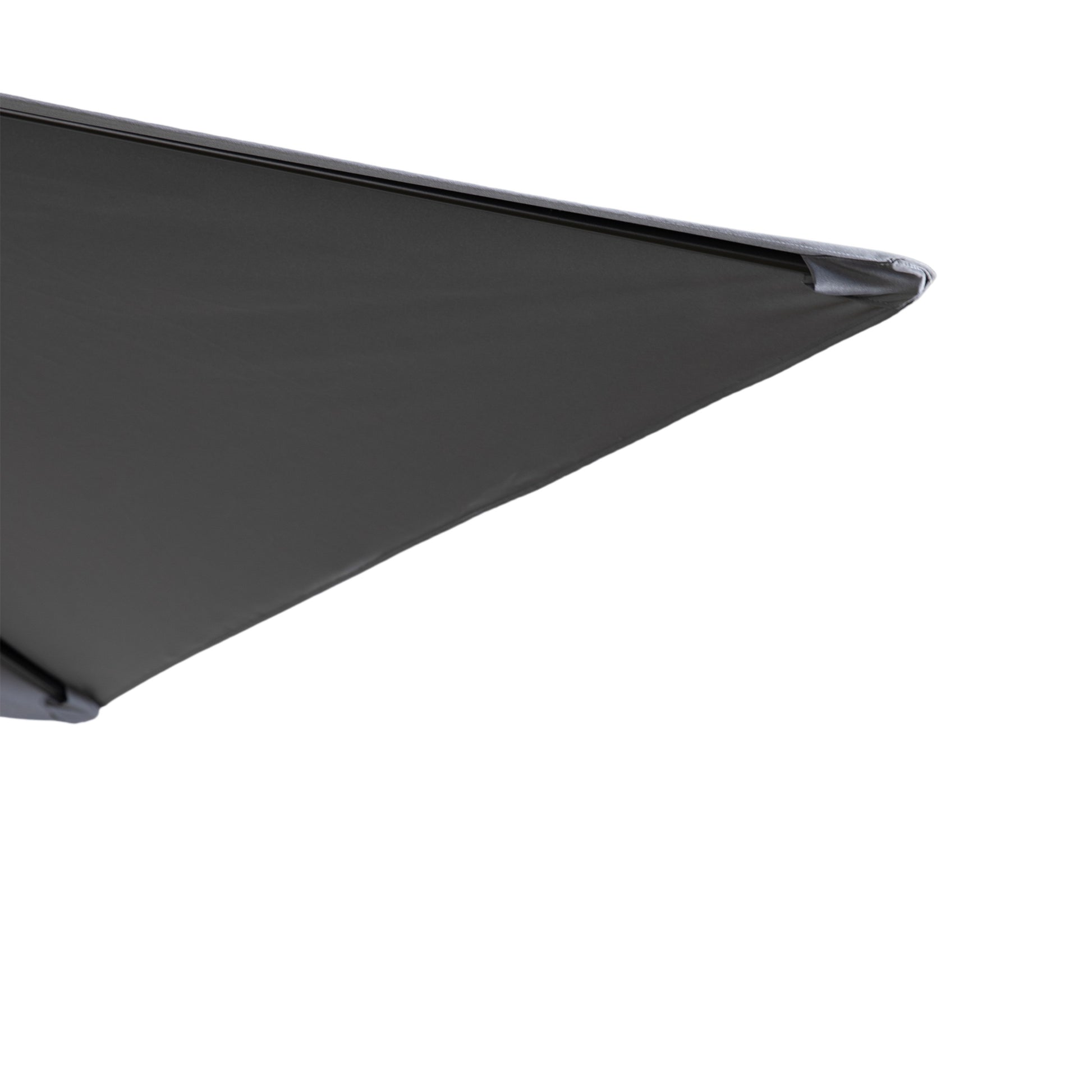 Gallery Garden Vazzano 2.7m Parasol in a sophisticated Grey fabric for reliable sun protection 