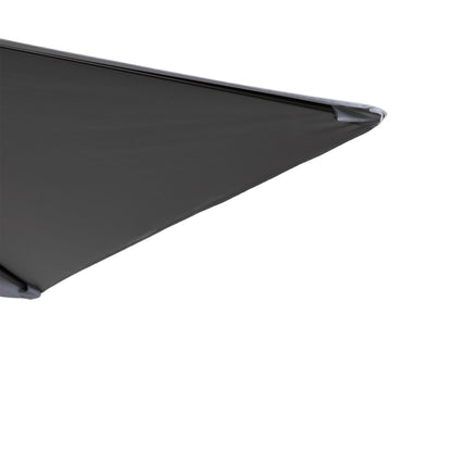 Gallery Garden Vazzano 2.7m Parasol in a sophisticated Grey fabric for reliable sun protection 
