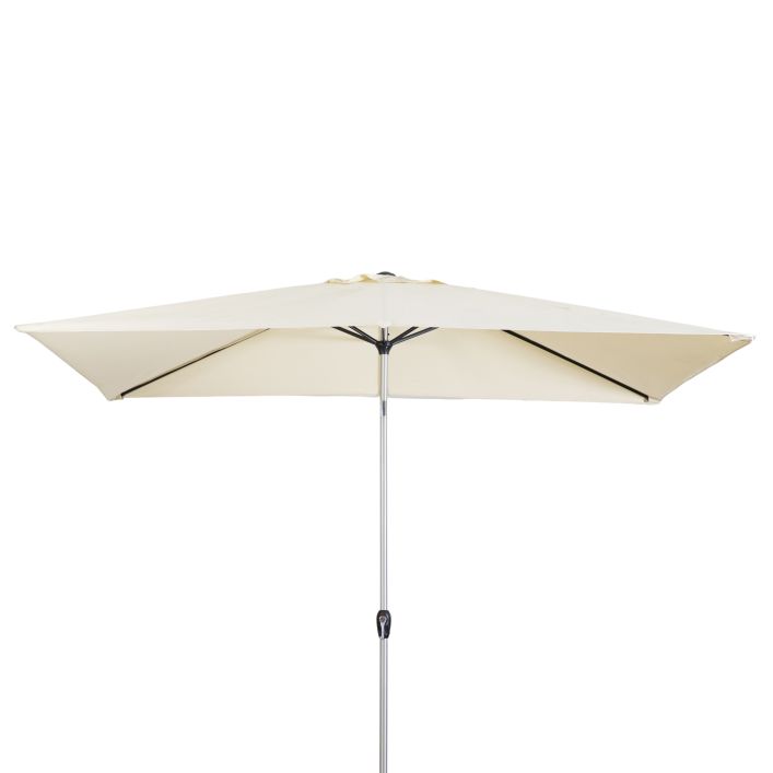 Gallery Garden Vazzano 2x3m Parasol in Cream fabric with a durable aluminium frame