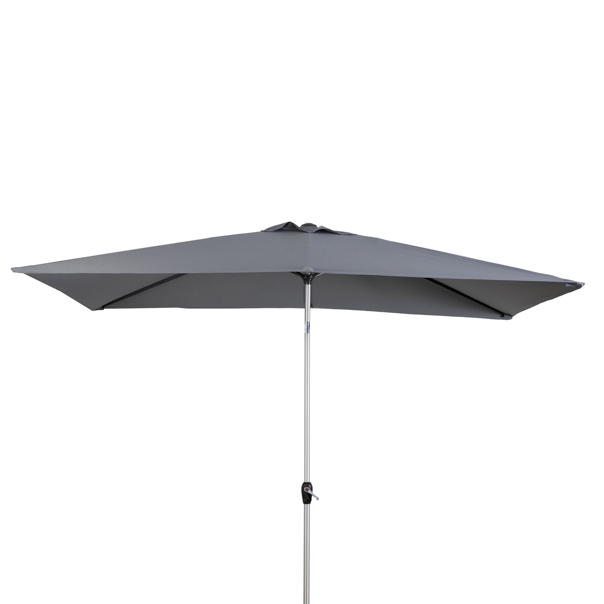 Gallery Garden Vazzano 2x3m Parasol in Grey fabric with an aluminium frame