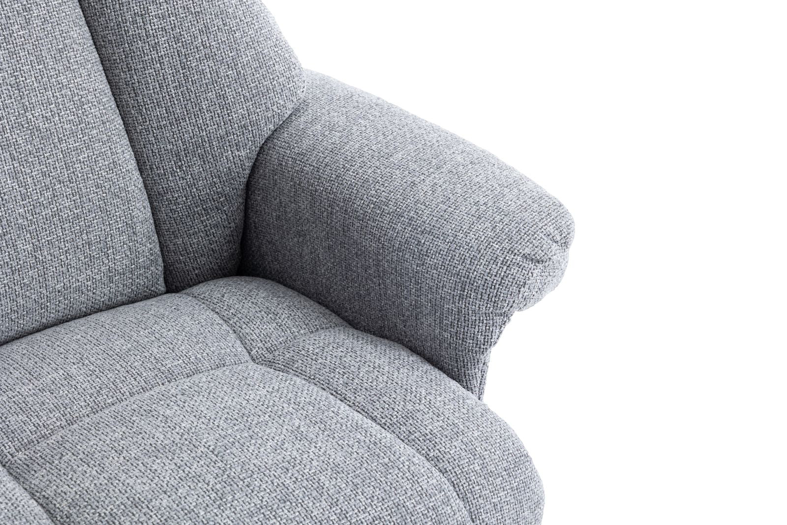 Global Furniture Alliance Denver Chair in Chacha Dove soft touch upholstery