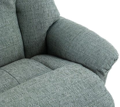 Global Furniture Alliance Dubai Chair in Lisbon Teal soft touch fabric with cushioned seat, backrest and armrests for exceptional comfort