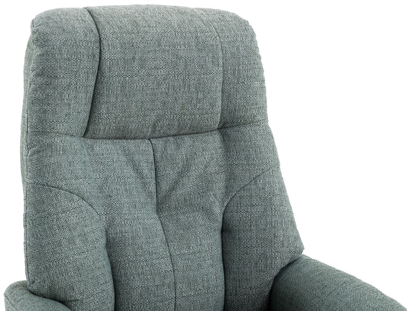 Global Furniture Alliance Dubai Chair in a soft touch Lisbon Teal colour fabric, cushioning for exceptional comfort