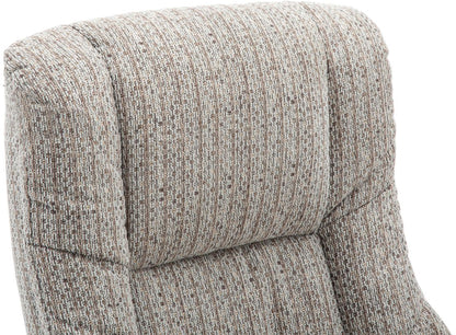 Global Furniture Alliance Florida Swivel Recliner Chair in Wheat colour soft padded fabric
