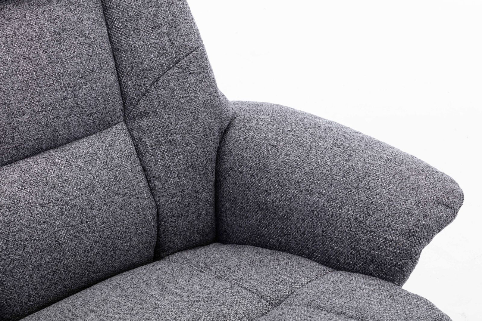Global Furniture Alliance Marseille 360 degree swivel and recliner Chair in Slate grey colour Fabric