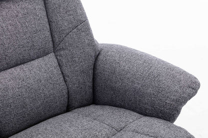 Global Furniture Alliance Marseille 360 degree swivel and recliner Chair in Slate grey colour Fabric