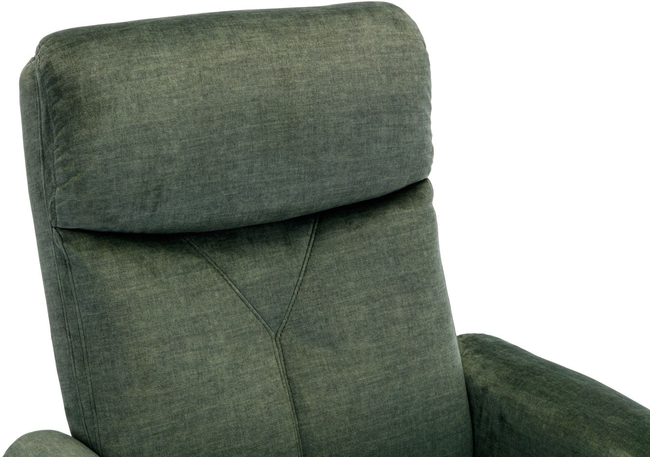 Global Furniture Alliance Paddington Swivel Chair in Moss Green colour padded fabric