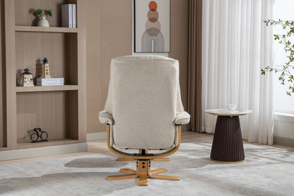 Global Furniture Alliance Sardinia Swivel Chair in Hessian Fabric