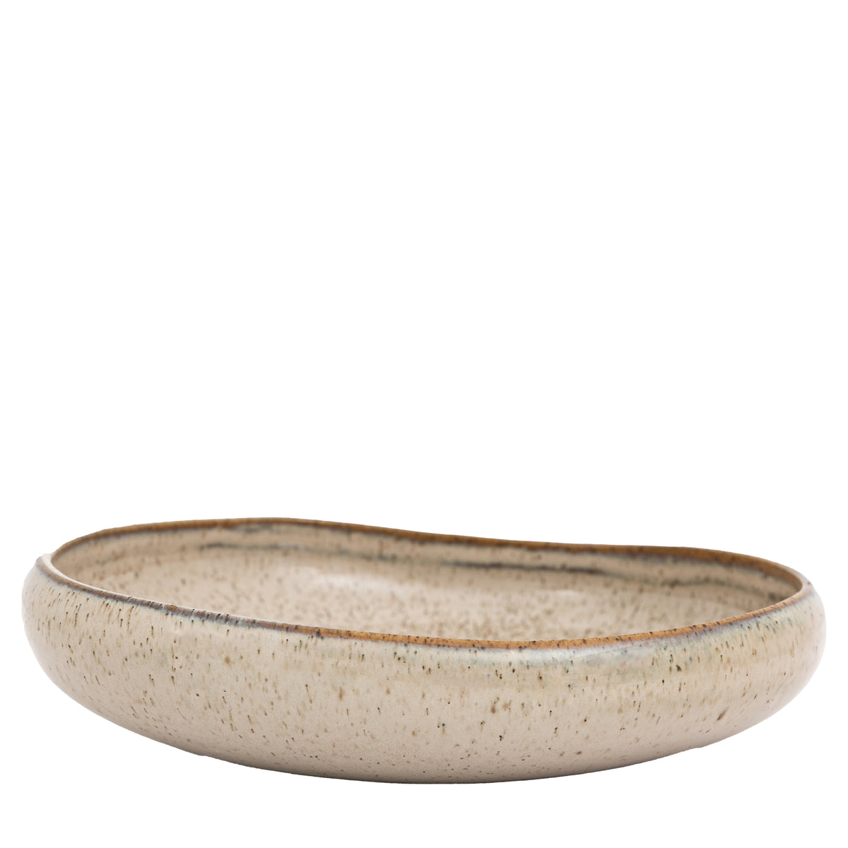 Gallery Direct Speckle Glaze Pasta Bowl Oatmeal (4pk) - image 2
