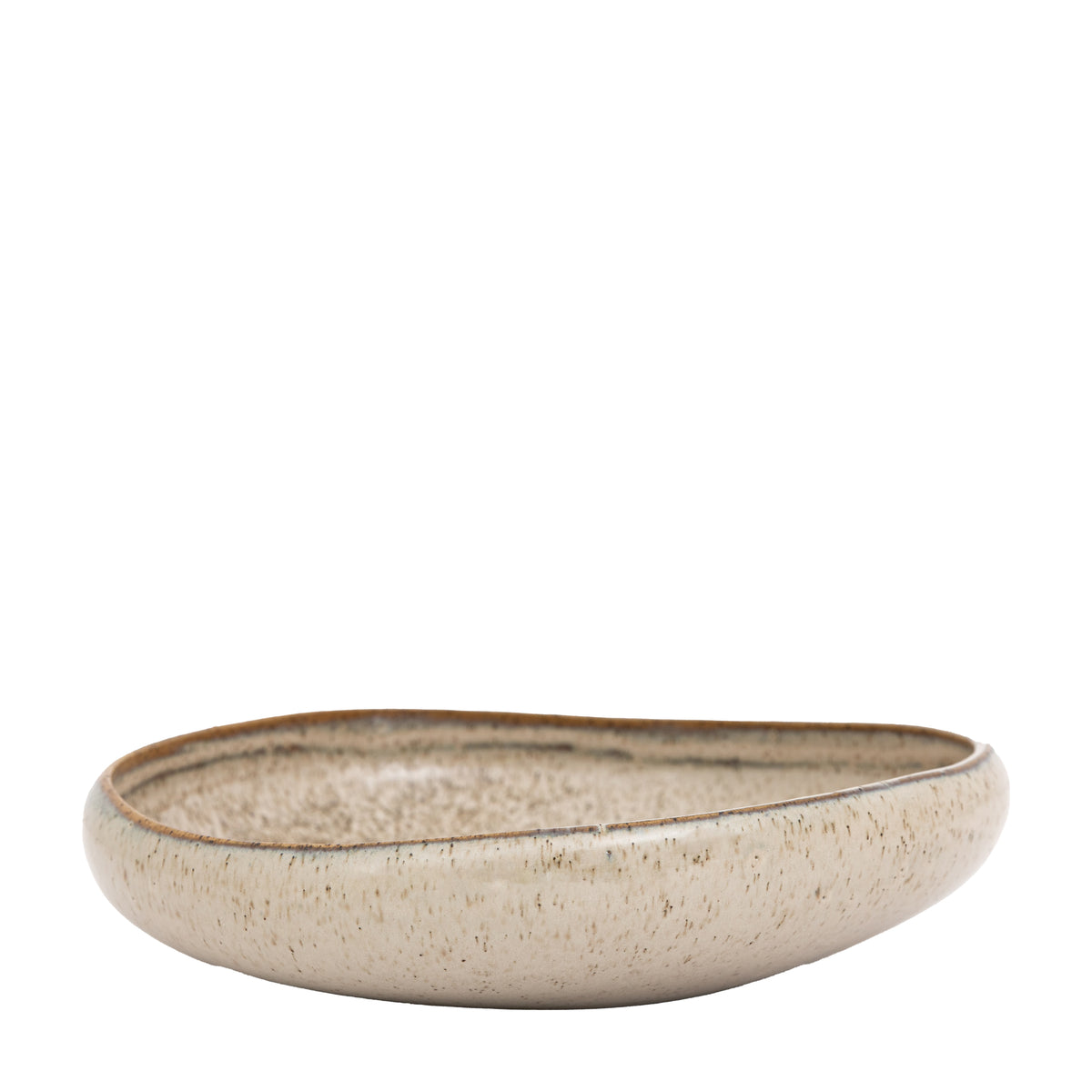 Gallery Direct Speckle Glaze Pasta Bowl Oatmeal (4pk) - image 4