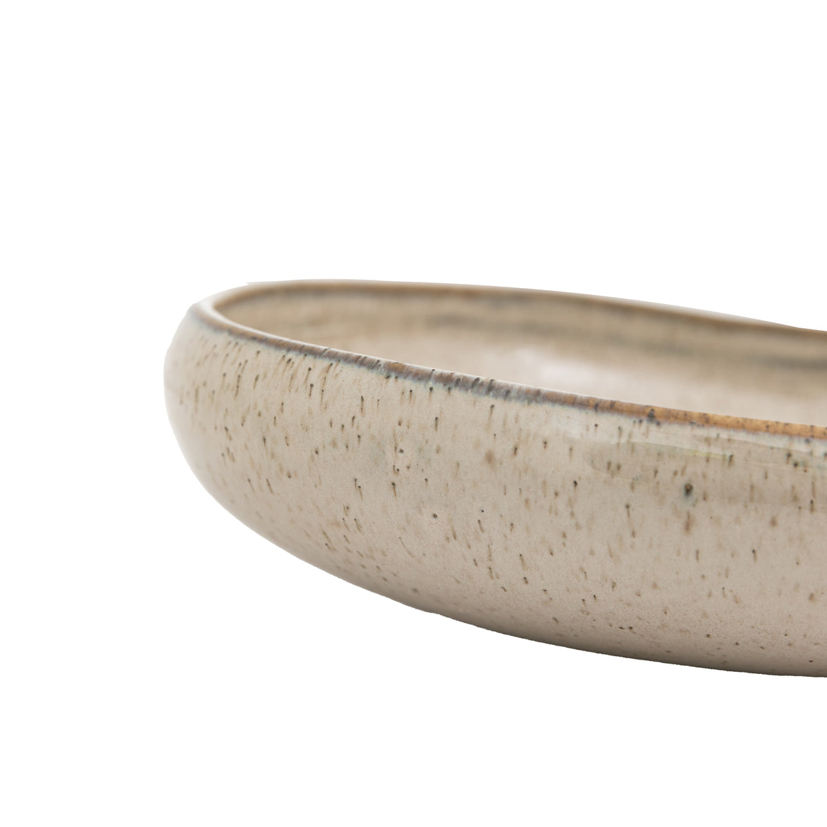 Gallery Direct Speckle Glaze Pasta Bowl Oatmeal (4pk) - image 5