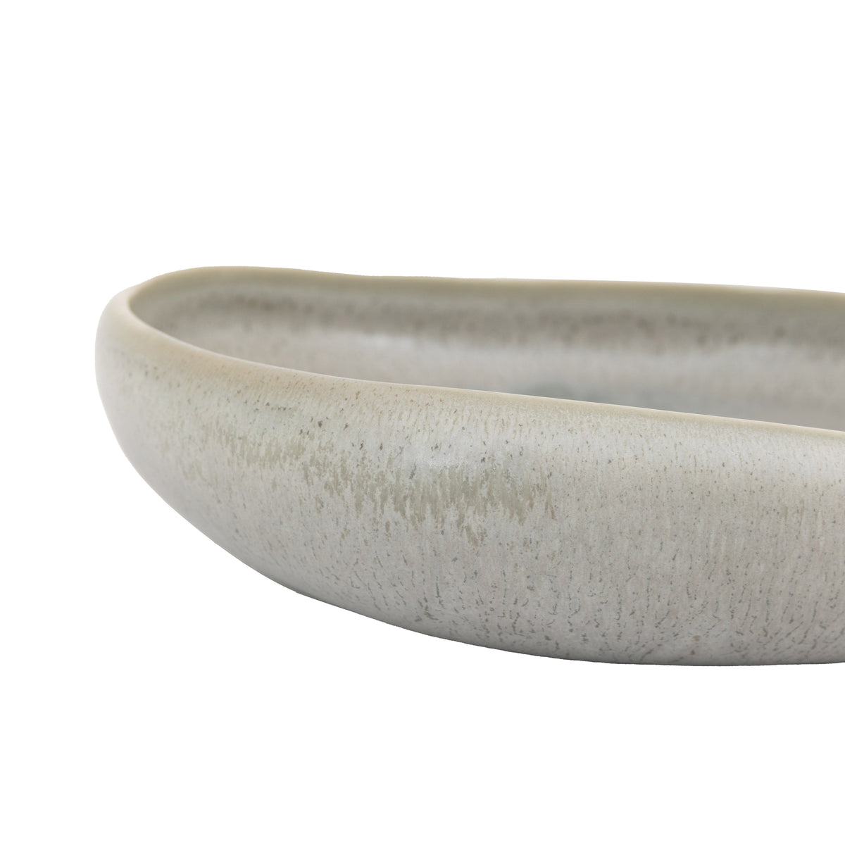 Gallery Direct Pebble Glaze Pasta Bowl Dove Grey (4pk) - image 5
